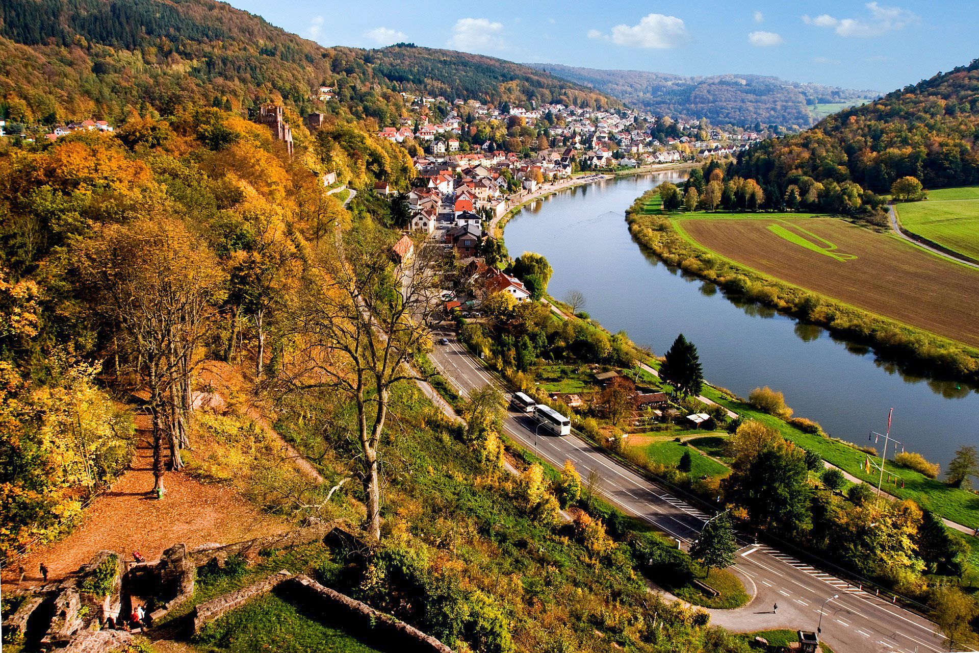 Neckarsteig Etappe 5 – Ausblick auf Neckarschleife
